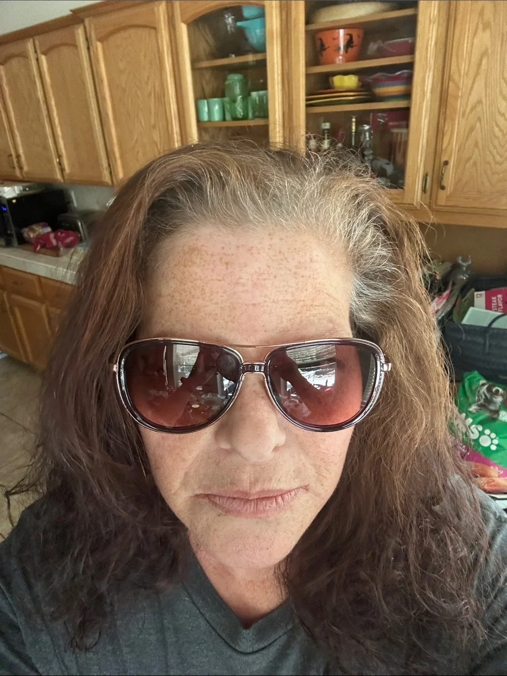 Women's Brown Gradient Lens Sunglasses - Classic Oversized Style